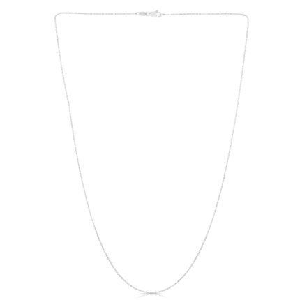 14K Gold 0.87mm Diamond Cut Cable Chain