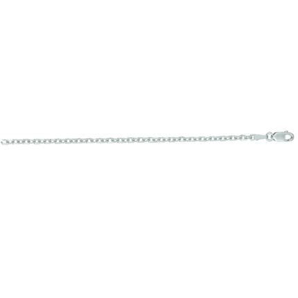 14K Gold 2.3mm Diamond Cut Cable Chain