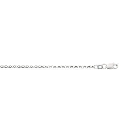 10K Gold 2.4mm Lite Rolo Chain