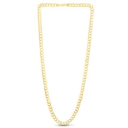 10K Gold 6.2mm Lite Comfort Curb Chain