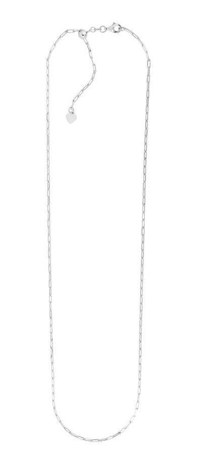 Silver 1.8mm Paperclip Chain