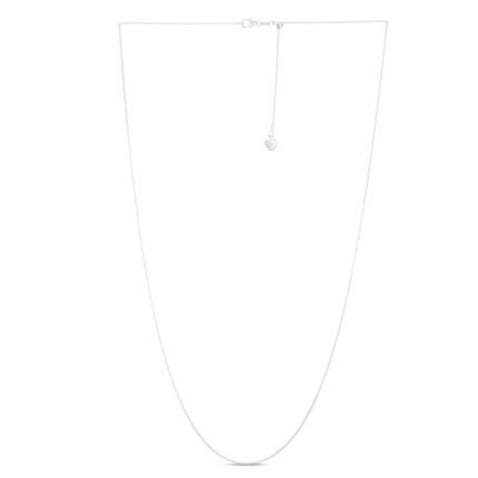 14K Gold 0.97mm Adjustable Cable Chain