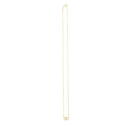 14K Pearl Evil Eye Necklace