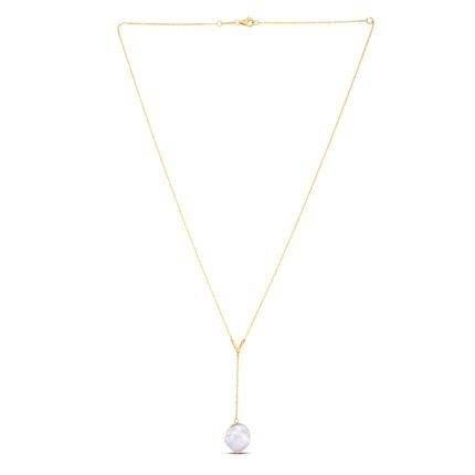 14K Tesoro Pearl Lariat Necklace
