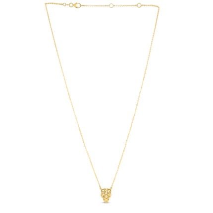 14K Gold Panther Necklace