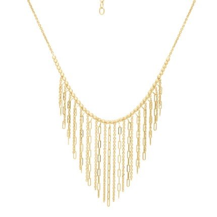 14K Fringe Necklace