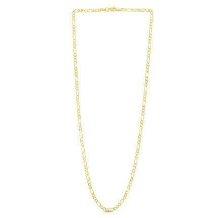 14K Gold 2.8mm Figaro Chain