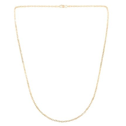 14K Gold 1.9mm French Cable Chain