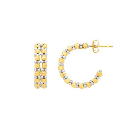 14K Gold Pallina Bead TT Chain