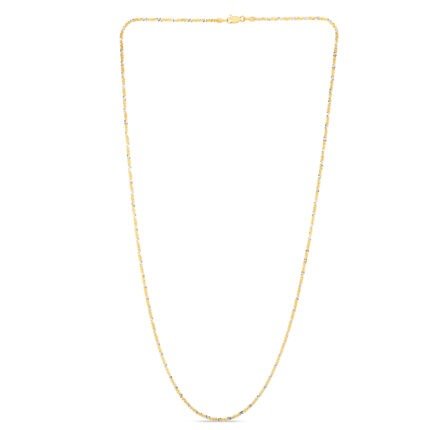 14K Gold 1.5mm Sparkle Chain