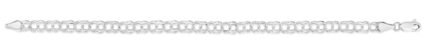 14K Gold Small Double Link Charm Bracelet