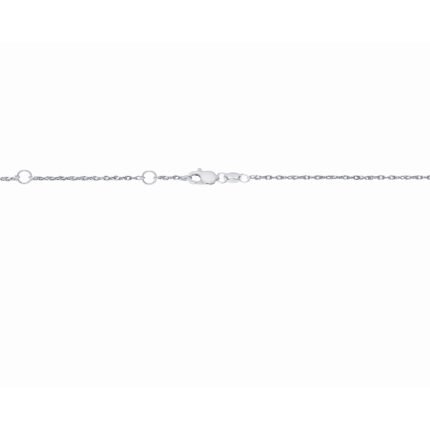 14K Gold .5mm Double Extendable Rope Chain