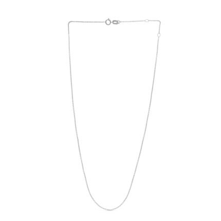 14K Gold 0.97mm Double Extendable Cable Chain